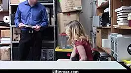 cutie, time for that intensive strip search on your shoplifter body in the garage?