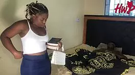 Monster Cock Pounds Petite Ebony Big Ass Doggystyle Creampie