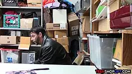 Shoplifting Teen Sucks And Fucks Out Of Felony