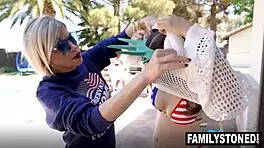 Hey Penelope Kay, ready for stepdad Will Pounder and bro Josh Rivers' epic facial fireworks?