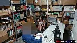 Shoplifting Teen Sucks And Fucks Out Of Felony