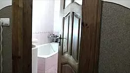 sexy blonde milf masturbates wet pussy roommate watches cumshot