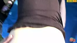 pov ride with hot young babe on freeway