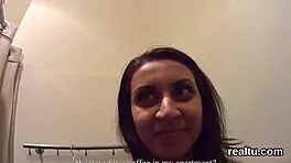 Adorable czech teen teased in supermarket ripped clothes hardcore pov pounding!