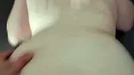 thick german teen bent over doggy fucked twice cum covered