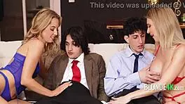 Valentine Creampie Swap With Blonde Milfs Gigi Dior Millie Morgan