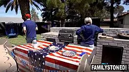 Hey Penelope Kay, ready for stepdad Will Pounder and bro Josh Rivers' epic facial fireworks?