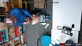 security guard catches russian teen shoplifter and fucks her hard