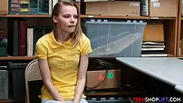 security guard catches russian teen shoplifter and fucks her hard