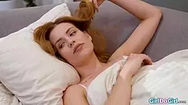 High-Definition Petite Lesbians Squirt with Toys and Strapon