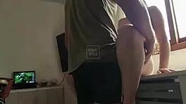 submissive loirinha wife fucked hard on table by husband