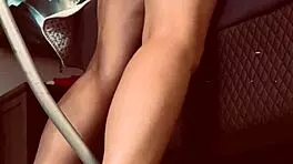 Squirting Orgasm on Massive Cock Sex Machine