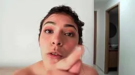 i got so hot filming that karina miller had to eat my wet latina pussy
