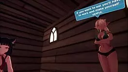 monster elf girl teases with epic titsjob in blue sky chapter