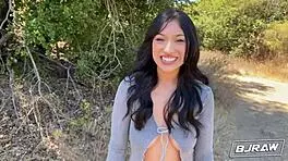 bjraw completely drenches alexa chains face with thick facial cumshot after sloppy deepthroat