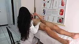 nurse spots patient's huge erection mid checkup 😏🍆