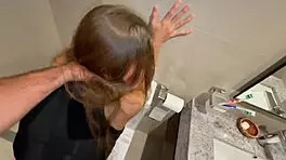 Free use stepsis toilet deepthroat face fuck pov