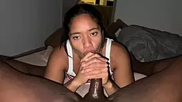 she loves sucking and riding her best friend's big black cock deepthroat pov swallow amateur couple nysdel