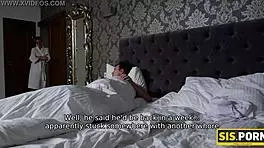 slim blonde and i have wild unplanned sex right after dinner