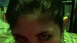 natalie sneaks her teasing teen blowjob right into my lap