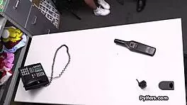 Officer devours my big tit suspect pussy - so gorgeous and wet!