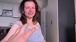 mature brunette milf shares first wet pussy pounding with stud