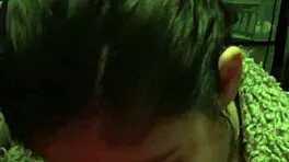 natalie sneaks her teasing teen blowjob right into my lap