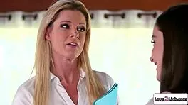 Milf Licks Student Ass in Blindfolded Wife Roleplay Orgy