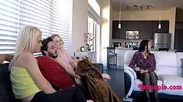 Sneaky, fuck me hard right in front of them!