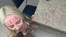 med student takes anal gangbang with piss drink reward