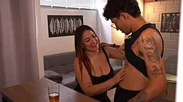 bisexual latinas fuck in screaming threesome threesome