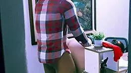 office coworker latina babe panties down for crazy sex session