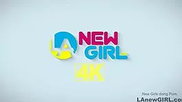 Cute young 18+ girl explores interracial casting with huge partner intimately