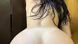 big ass college girl fresh from shower ready to ride