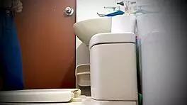 Nurse miranda unleashes intimate outdoor pee stream on hidden home cam