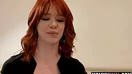 Redhead Housewife's Shaved Anal Pounding