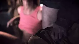 trailer park babe spreads wide inviting rough tits and ass pounding action