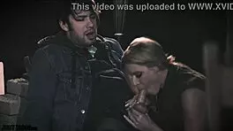 trailer park babe spreads wide inviting rough tits and ass pounding action