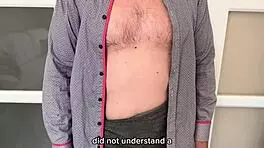 He pumps cum into unfaithful babe's mouth after intense fucking before Christmas party