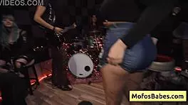 natural big tit brunette slut nia bleu fucked hard while band rehearses