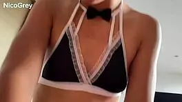 short hair petite brunette 18+ gets pov hard fuck