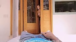 stepbro pounds teen sister's tight ass creampie explosion!