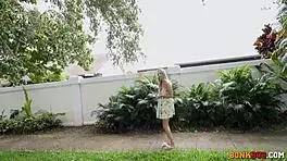 teen babe trades panties for hard cock ride in car