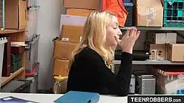 Zoe Parker Sucks Cop Cock to Escape Jail