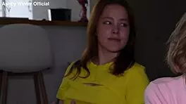 girlfriend lets hot blonde join for wet threesome licking