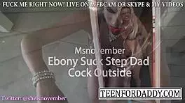 ebony teen babe double penetration pussy squirt explosion