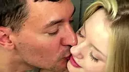 adorable blonde teen offers tight ass for intense pounding