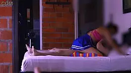 cheating guy and cute student sneak creampie quickie at holiday party