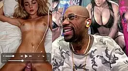 petite blonde drowns in fat cum facials