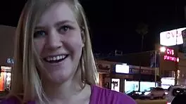 Filthy Horny Teen Slut Sucks Monster Cock Hard for Gushing Cum Load